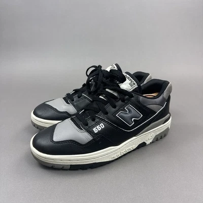 New Balance 550 Mens Size 8.5 Black Shadow Gray Athletic Basketball Sneaker Shoe - Image 1 of 4