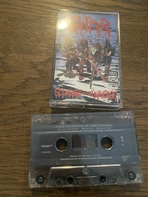 Vintage GWAR Scumdogs Of The Universe Cassette Tape 1990 Metal Blade Tested !! - Image 1 of 4