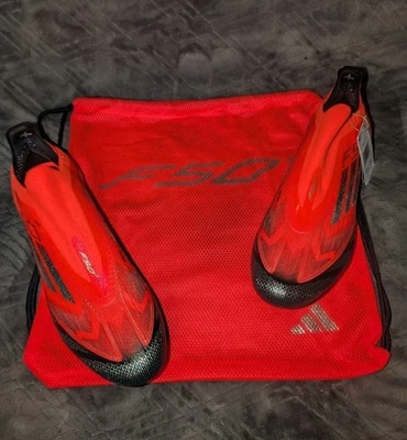 Adidas Adizero F50+ FG "Vivid Horizon Pack" Infrared/Black IF1275 Sz-12.5 - Image 1 of 4