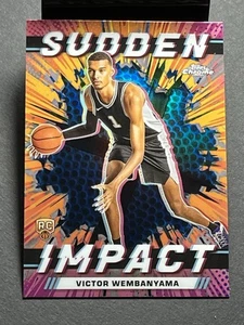 Victor Wembanyama 2024 Topps Chrome RC Sudden Impact Orange #SI-1 San Antonio - Bild 1 von 4