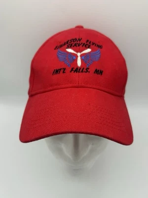 Sombrero ajustable Emerson Flying Service International Falls Minnesota Aviation Foto 1 de 4