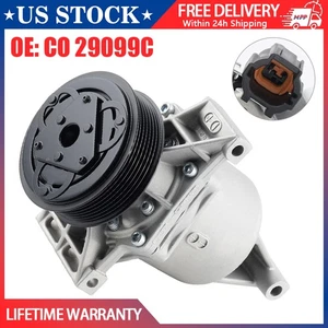 Compresor de aire acondicionado con embrague para Nissan Versa marzo 2012-2019 y Tiida 2016-2018 - Imagen 1 de 10