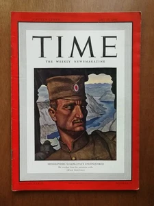 Time Magazine May 25 1942 Yugoslavia's Draza Mihailovich No Label Newsstand - Picture 1 of 1