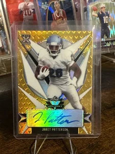 leaf valiant Jaret Patterson gold autograph 5/10 - Picture 1 of 2