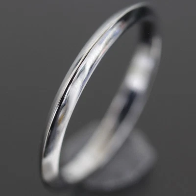 Tiffany & Co. Wedding Ring Knife Edge US 4 PT950 Platinum E1829 - Image 1 of 4