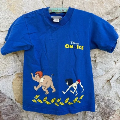 Camiseta vintage Disney on Ice Jungle Book Mowgli niños talla pequeña Foto 1 de 4