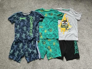 Boys Next Short Pyjamas Bundle X3 Pair Age 6-7 Years Lego Football - Picture 1 of 2