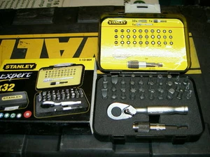 Stanley Expert Bit Set mit Ratsche und Halter - 32 Stück 1-13-904 neu inkl. MwSt. - Bild 1 von 1