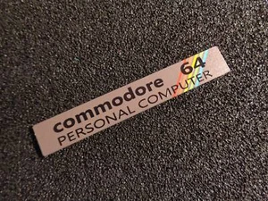 Commodore C64 Color Label / Aufkleber / Sticker / Badge / Logo [242i] - Bild 1 von 1