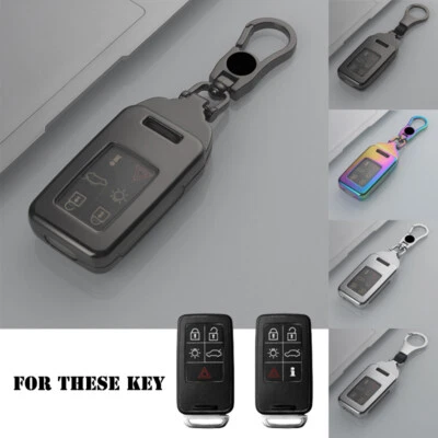 Zinc Alloy TPU Car Key Fob Case Cover Bag For VOLVO S40 S60 S70 S80 S90 V40 V60 - Изображение 1 из 4