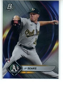 2022 Bowman Platinum JP Sears Rookie RC Oakland Athletics #48 - Picture 1 of 2