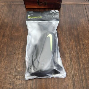 Nike PROTEGGA FLEX Competitive Shin Guard Black/Green Size XL SP0313-010 NIB-NWT - Picture 1 of 11