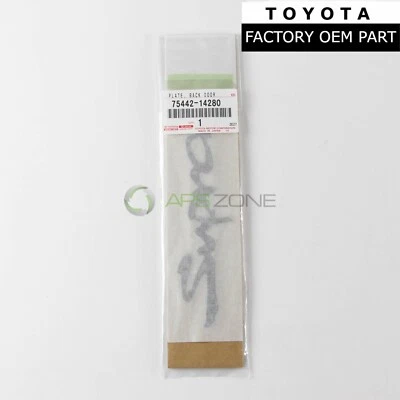 ПОДЛИННЫЙ TOYOTA SUPRA 1993-1998 ЗАДНЕЙ ДВЕРИ ЭМБЛЕМА ЗНАЧОК ШИЛЬДИК OEM 75442-14280 - Изображение 1 из 4