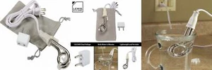 Lewis N. Clark Portable Travel Immersion Water Heater - 120/240V White - Picture 1 of 8