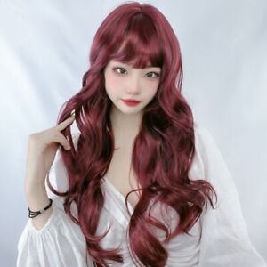 Heat Resistant Cosplay Lolita Wigs Synthetic Wigs with Bangs  for Women