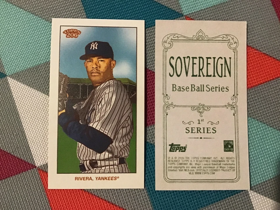 MARIANO RIVERA Yankees 2020 Topps 206 T206 Series 1 (only 250) SOVEREIGN Back - Image 1 of 1
