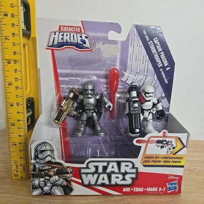 Playskool Heroes Disney Star Wars Galactic Heroes Captain Phasma & Stormtrooper Foto 1 de 4