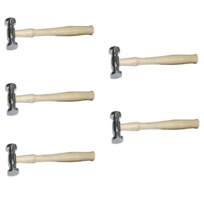 Texturing Hammer Dimple Rounded and Stripe Design Jewelry Metalwork Tool PACK 5 - Image 1 of 4