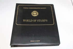 World Of Stamps Postal Commemorative Society Collection in Binder - Picture 1 of 12
