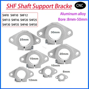SHF8 - SHF50 Linear Shaft Support Bracket Clamp for CNC 3D Printer Bore 8mm-50mm - Picture 1 of 7