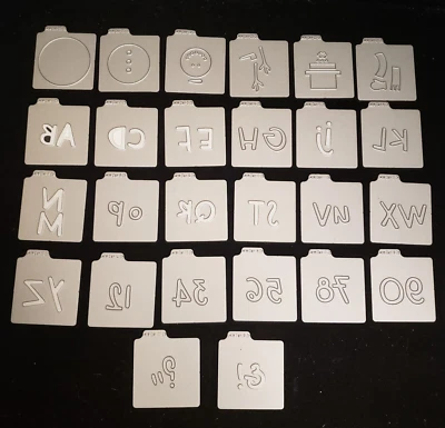 Quickutz Snow Day Limited Edition Gift Set 26 Dies Snowman Alphabet Font - Image 1 of 4