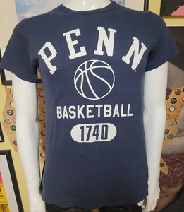 Retro University of Pennsylvania Penn Quakers Basketball T Shirt Small League - Picture 1 of 4