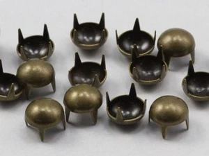 Size 30 Gold Antique Pearl Nailhead 4 Prongs Non Rusting - 75 PCS - Picture 1 of 1