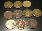10 Pieces 1860 Copper Nickel Indian Head Cents You Get 10 Coins