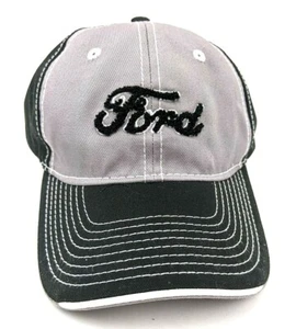 Cappello Berretto Baseball Ufficiale Logo Ford Grigio Nero Chiusura Schiena Visiera Incisata - Foto 1 di 7