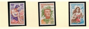 FRENCH POLYNESIA Sc 304-6+306a NH SET OF 1978- PERF+IMPERF+PROOF OF S/S - (WG09) - Picture 1 of 4