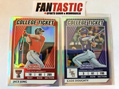 2022 Panini Elite Extra Edition College Tickets Optic HOLO  Insert YOU PICK - Image 1 of 2