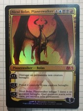 Magic the Gathering-m13-Nicol Bolas, Planeswalker NM FOIL-ita