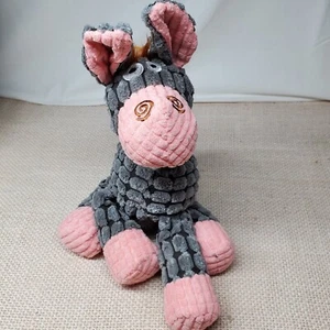 Small Dog Pet Toy Donkey Shape Corduroy Chew Toy Puppy Squeaker Squeaky Plush - Picture 1 of 7