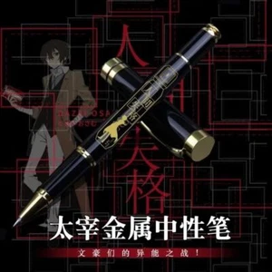 Bungo Stray Dogs Dazai Osamu Metal Signature Pen Neutral Pen Utility Stationery - Picture 1 of 4
