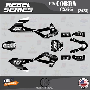 Kit Gráficos para Cobra CX65 CX 65 (2022-2025) Rebel - BLANCO - Imagen 1 de 6