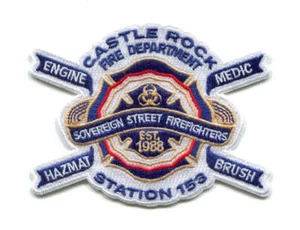 Castle Rock Fire Rescue Department Station 153 Patch Colorado CO - Picture 1 of 1