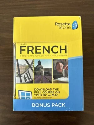 Rosetta Stone French - Bonus Pack - New Unopened - Image 1 of 3