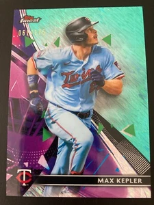 2021 Topps Finest Aqua Shimmer Refractor 22 Max Kepler ed/175 - Bild 1 von 2