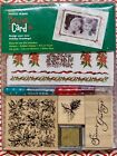 NEW in Package PSX Christmas Holly Card Kit stamps stickers ink glitter glue HTF