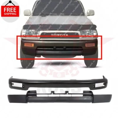 New Front Bumper & Lower Valance Primed Steel Fits 1996 1997 1998 Toyota 4runner Foto 1 de 4