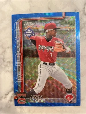 2025 Topps Pro Debut - Jesus Made /150 - Blue Wave Refractor - Chrome - #PDC-39 - Image 1 of 4