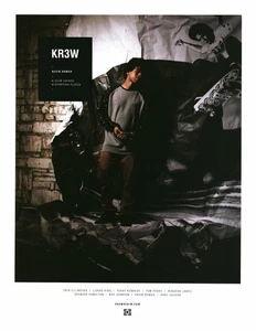 2012 PRINT AD - KR3W CLOTHING FASHION AD - KEVIN ROMAR - DISTORTION FLEECE AD - Picture 1 of 1