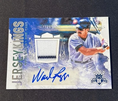 Wade Boggs 2017 Panini Jersey Kings AUTO RELIC 2/15 SP Yankee Pinstripe  - Image 1 of 3