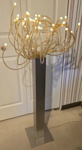 Vintage IKEA Stranne Stainless Medusa Tentacle Floor Lamp Accent Light Jellyfish - Picture 1 of 8