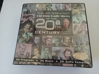 60 Greatest Old-time Radio Shows Of The 20th Century Walter Cronkite Cassettes - Image 1 of 4