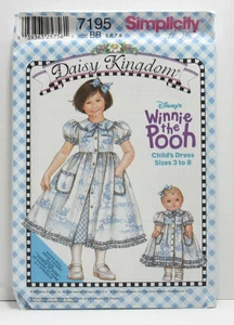 Daisy Kingdom Kleid Kind Größe 3-6, plus 18" Puppenmuster 7195 - Bild 1 von 1