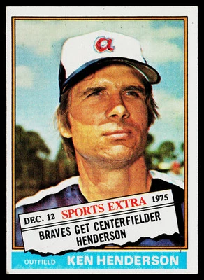 1976 Topps Set-Break #464T Ken Henderson, Very Good , (HUCK'S) - Image 1 of 2