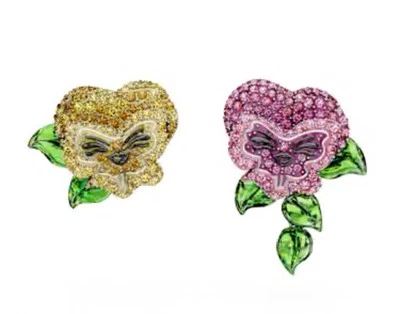 Swarovski Alice in Wonderland stud earrings 5689488 flower New + Gift bag💕❤️ - Image 1 of 4