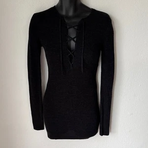 Ganni Lace Up Sweater - Picture 1 of 6