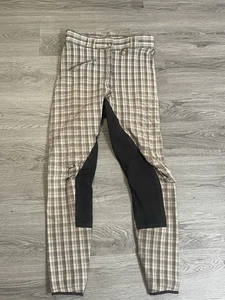 Pantalones de equitación Cavallo talla 30L asiento completo marrón a cuadros - TAL CUAL - Imagen 1 de 11